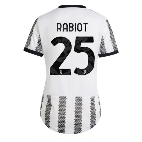 Juventus Adrien Rabiot #25 Hjemmedrakt Kvinner 2022-23 Kortermet Juventus Adrien Rabiot #25 Hjemmedrakt Kvinner 2022-23 Kortermet